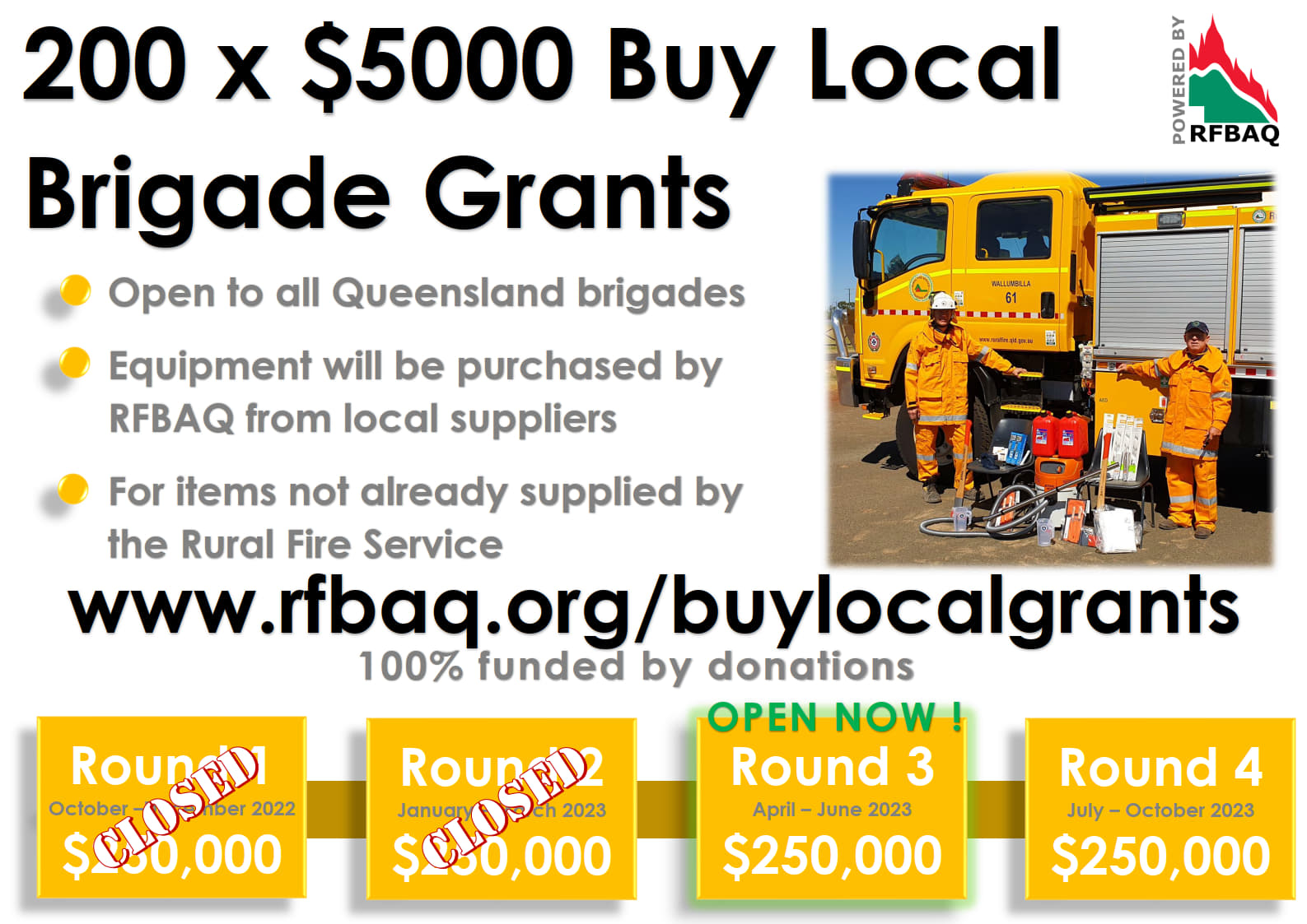 5K Local Buy Brigade Grants - Poster - RND3